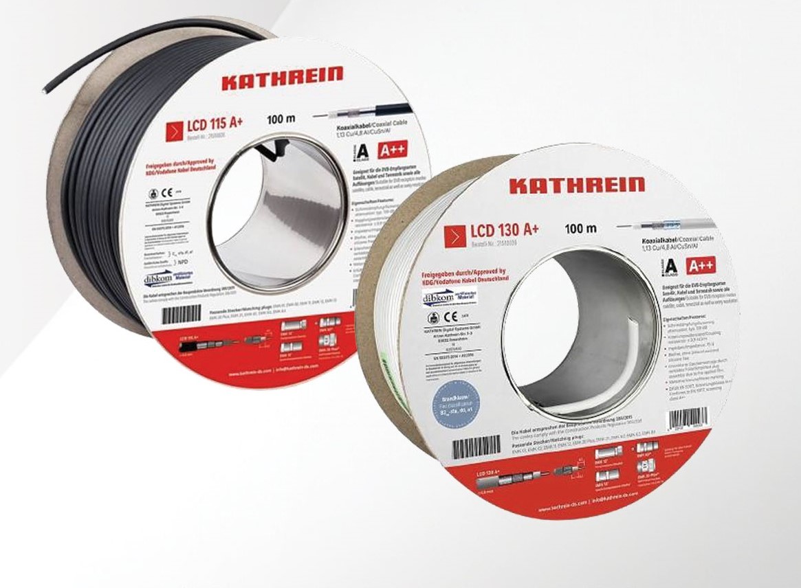 coaxial cables for indoor and outdoor installation