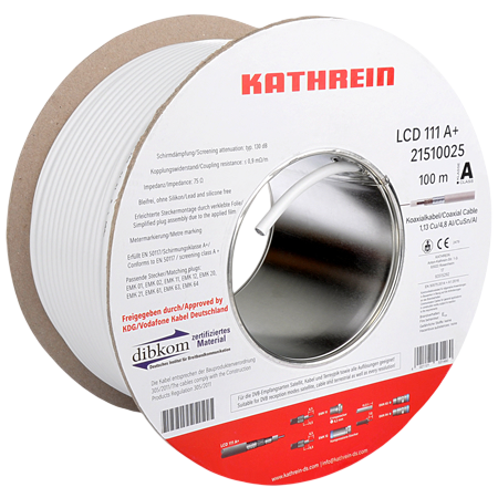 coaxial cable 100 m internal use